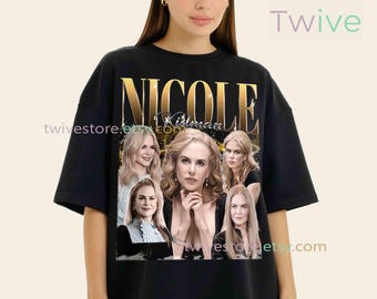 Camiseta vintage de Nicole Kidman, camiseta gráfica, regalo para fans del cine