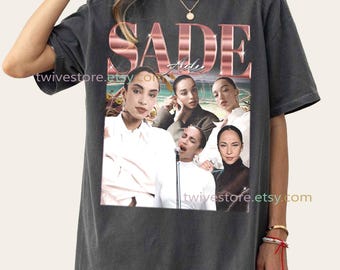 Sade Adu Comfort Colors Shirt, Vintage Aesthetic Fan Merch, Retro 90s Singer Tee, Classic Solo Artist Apparel, Y2K Tiktok Trend Gift