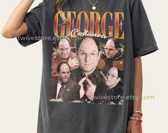 George Costanza Comfort Colors Shirt, Seinfeld Fan Merch, Vintage TV Series Tee, Retro Comedy Gift, Classic Humor T-Shirt, Jason Alexander