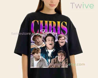 Camiseta vintage de Chris Farley, sudadera de comediante de Chris Farley, camiseta de regalo de Chris Farley, camiseta de colores cómodos de Chris Farley