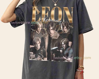 レオン・ケネディ バイオハザード4 Tシャツ：バイオハザード ユニ