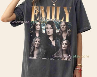 Koszulka vintage Emily Prentiss, gadżety Criminal Minds, bawełniana koszulka unisex