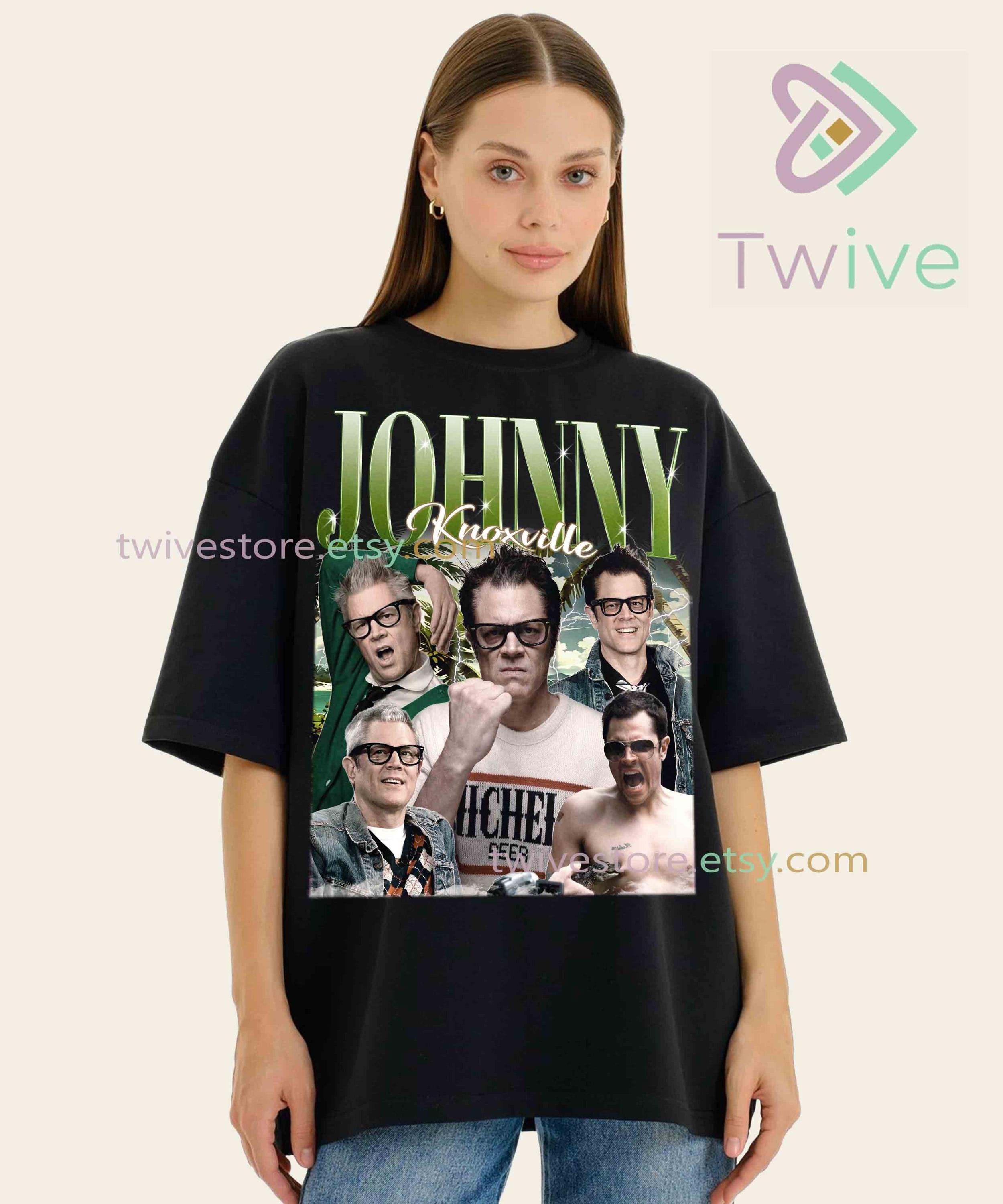 jackass Tシャツ XL KNOXVILLEアメリカ国旗デザイン Vintage Johnny Knoxville Shirt - Comedy Merch, American Stunt