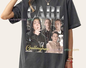 Carl Gallagher Comfort Colors Shirt, Vintage Retro Tee, Shameless TV Series Fan Merch Gift, Classic Television Show, Nostalgic 90s Style