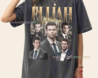 Vintages Eliija Mikaelson Shirt - Unisex Baumwollmisch-Sweatshirt
