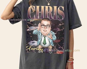 Camiseta vintage de Chris Farley, sudadera de comediante de Chris Farley, camiseta de regalo de Chris Farley, camiseta de colores cómodos de Chris Farley