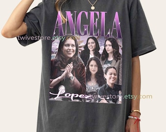Angela Lopez Comfort Colors Shirt, The Rookies Fan Merch Gift, Vintage Detective Tee, Classic TV Series Police Crewneck