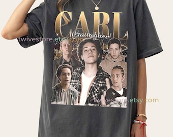 Carl Gallagher Comfort Colors Shirt, Vintage Retro Tee, Shameless TV Series Fan Merch Gift, Classic Television Show, Nostalgic 90s Style