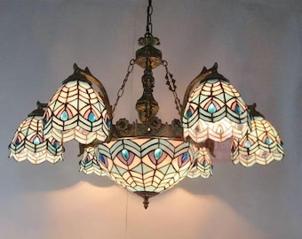 ティファニーのリビングルームのシャンデリア、ヨーロッパスタイルのホテルのバーカウンター、コーヒーショップ、火鍋レストランの個室、レストランのアンビエント照明