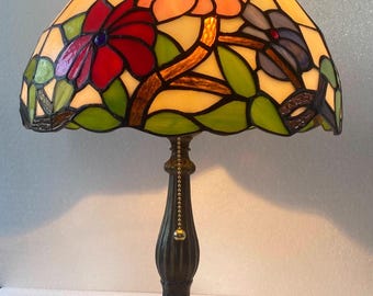 Antieke bronzen reliëfvoet, sfeervolle kunstlamp voor studeer/slaapkamer