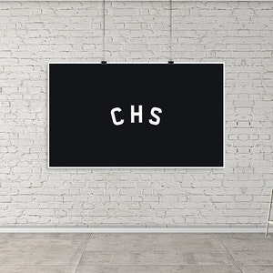 Vintage Flag Style Print - City Abbreviation - Charleston SC CHS