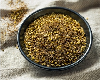 Za'atar Spice Blend - by Mountain Spices® - Handcrafted in Small Batches - No Fillers, All Natural Ingredients - Zaatar