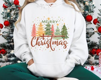 Merry Christmas Sweatshirt,Xmas Hoodie,Holiday Sweater,Merry Christmas Gift Shirt,Womens Christmas Sweatshirt,Merry Christmas Family Shirt