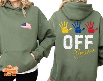 Hands Off Protest Sweatshirt, Political Activism Hoodie, Human Rights Free Speech Equality Shirt