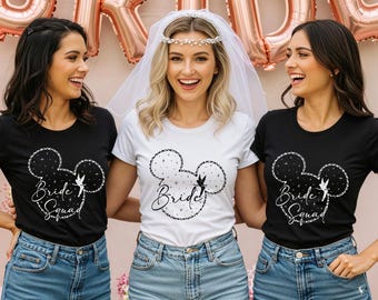 Disney Bridal Party Shirt, Disney Bachelorette Shirt, Bride To Be Shirt, Bride Squad, Minnie Bride Shirt, Disney Team Bride Tee