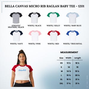 Classic Mickey Pose Portrait Baby Tee, Retro Mickey Mouse Raglan Crop Top, Mickey Mouse Baby Tee bild 6