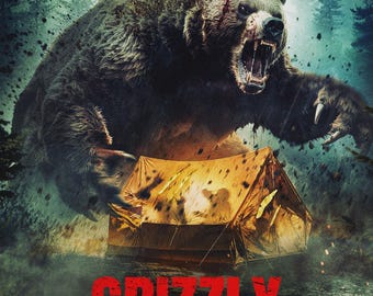 Grizzly Night (2026) Movie DVD | Region Free | Horror, Thriller | Montana's Glacier National, Park, Horror Movie, Horror Film, DVD Gift