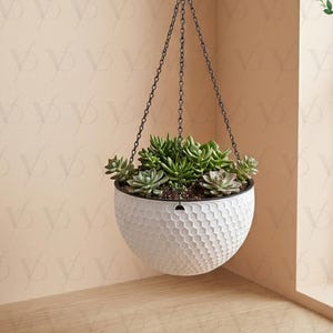Jardinière suspendue unique en son genre, pot suspendu en macramé pour jardinière murale, suspension pour plante en bol, panier, support pour plante
