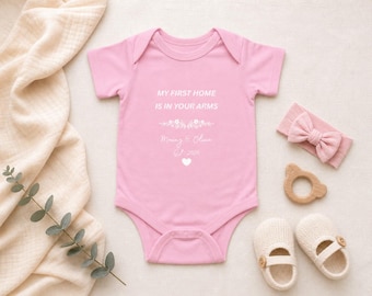 Body para bebé para el primer Día de la Madre / Nuestro primer conjunto para el Día de la Madre / Regalo para mamá primeriza de parte de su bebé / Body a juego para mamá e hija / Regalo para baby shower