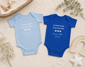 Body para el primer Día de la Madre / Nuestro primer conjunto para el Día de la Madre / Regalo para mamá primeriza de parte de su bebé / Body a juego para mamá e hijo / Regalo para baby shower