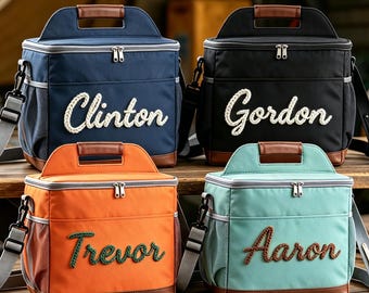 Bolsa térmica personalizada para padrinhos, bolsa térmica com nome personalizado, bolsa térmica à prova d'água, bolsa térmica para cerveja, presentes para ele, presentes para o padrinho.