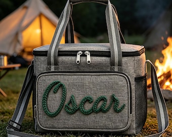 Bolsa térmica personalizada com nome, lancheira térmica personalizada, bolsa térmica para cerveja, bolsa de gelo para piquenique, bolsa térmica para alimentos frescos ao ar livre, presente para padrinhos, presente para o melhor homem