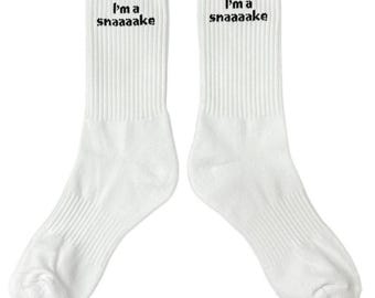 I'm a snaaaake - Quoted Socks