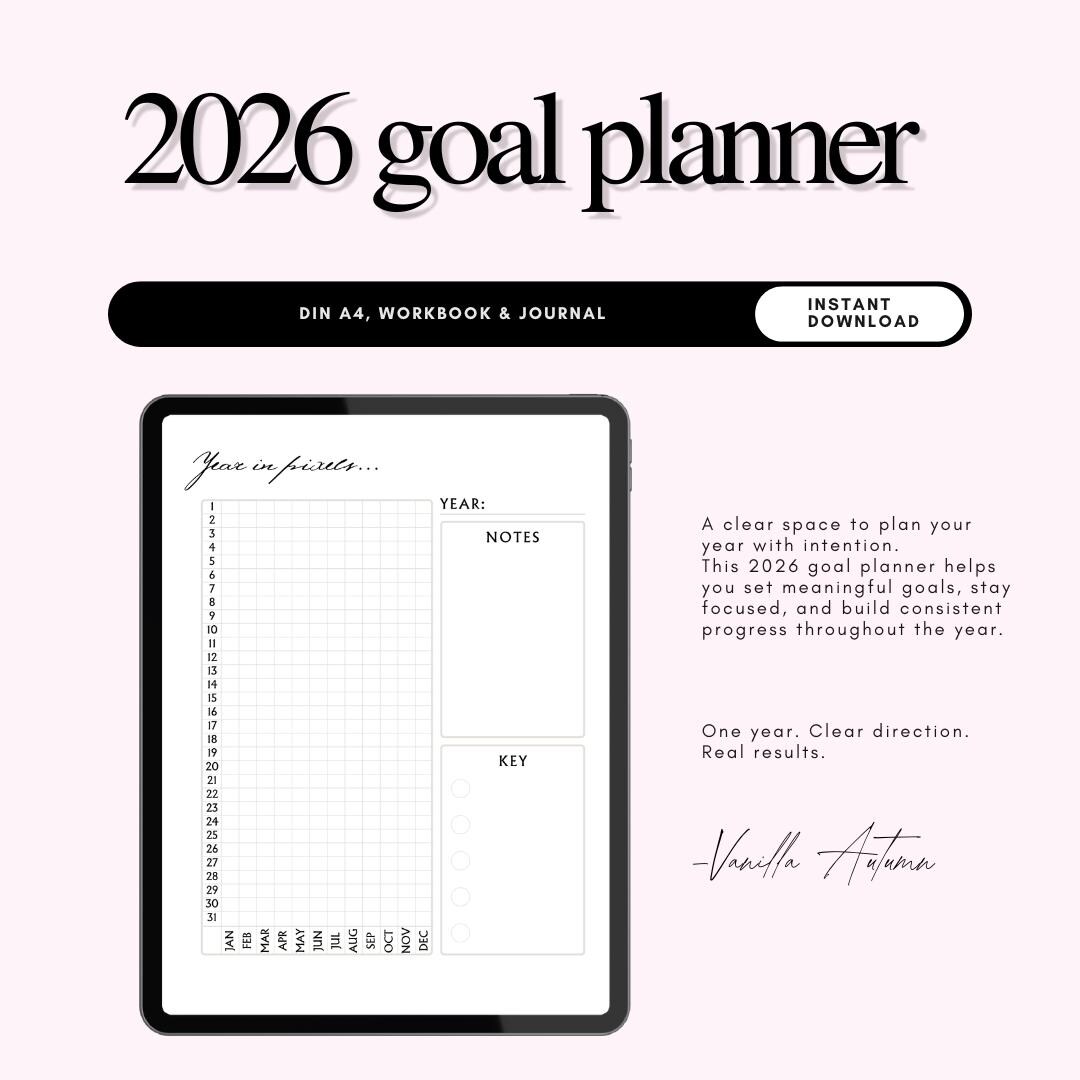 2026 Life Planner Bundle | Goal Setting, Habit Tracker, Gratitude ...