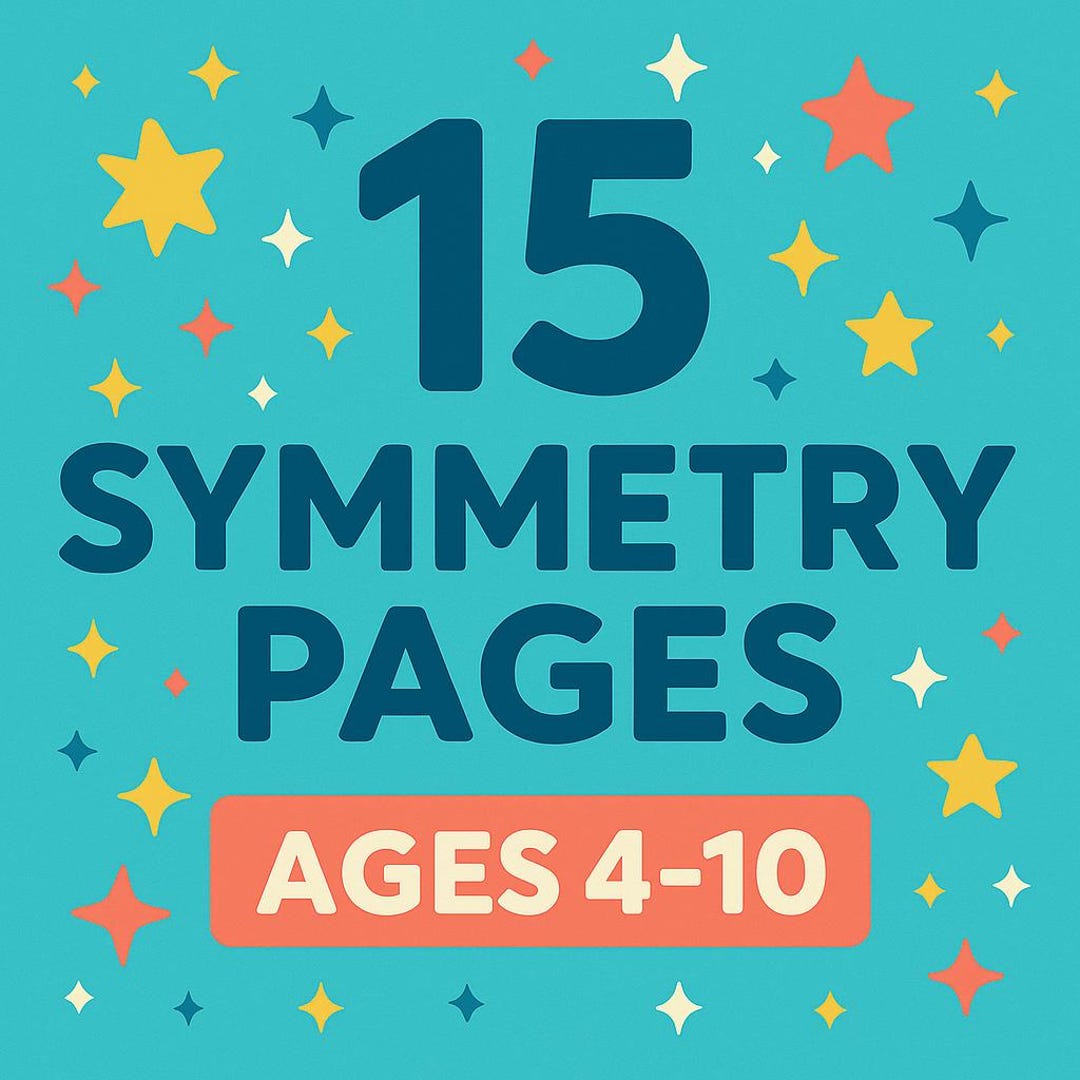 Symmetry Drawing for Kids | Trace, Colour & Complete Worksheets ...