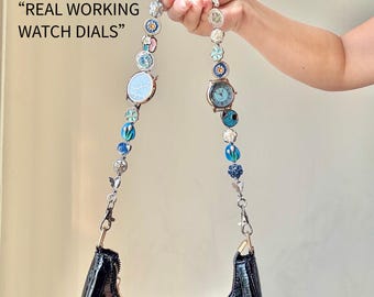 Vintage Watch Dial Bag Chain | Y2K Punk Purse Strap