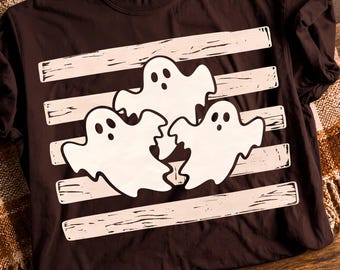 PNG de fantasma retro, diseño de Halloween desgastado, sublimación vintage de temporada espeluznante, transferencia DTF de fantasma lindo, PNG de ropa de otoño, bricolaje acogedor de otoño