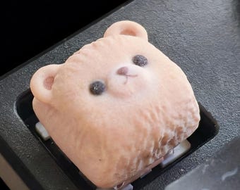 3D Bear Artisan Keycap – Handmade Resin ESC Keycap