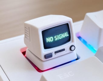 artisan CRT Monitor Keycap for Cherry MX Mechanical Keyboard -custom gaming keycaps