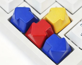 Blue Metal Arrow Keycap Set Artisan Keycap Gaming Keycaps Custom ESC Keycap Unique Mechanical Keyboard Cool Keycaps