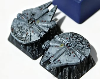 Millenium Falke Starwars Tastenkappe Artisan Resin ESC Keycap Benutzerdefinierte coole Tastatur Neuheit handgemachte Tastenkappe