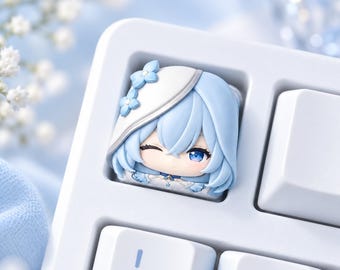 Wuthering Waves Keycap, Anime Artisan Keycap, Cute Resin Keycap, Handmade ESC Keycap, Character Key Caps, Keyboard Keycaps