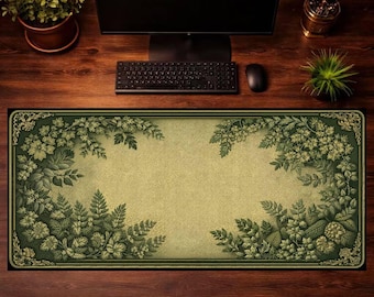 mouse Pad Desk Mat Large Mouse Pad Gaming Mouse Pad Floral Desk Mat Forest Mouse Pad Aesthetic Desk Mat Office Desk Mat