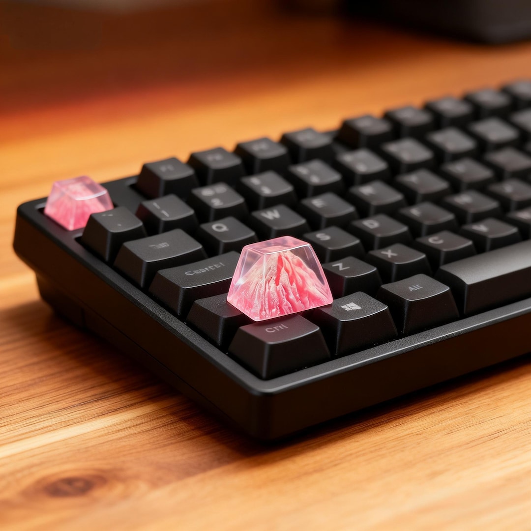 Handmade SA R3 Mountain Flash Keycap Artisan Keycaps for Cherry MX ...