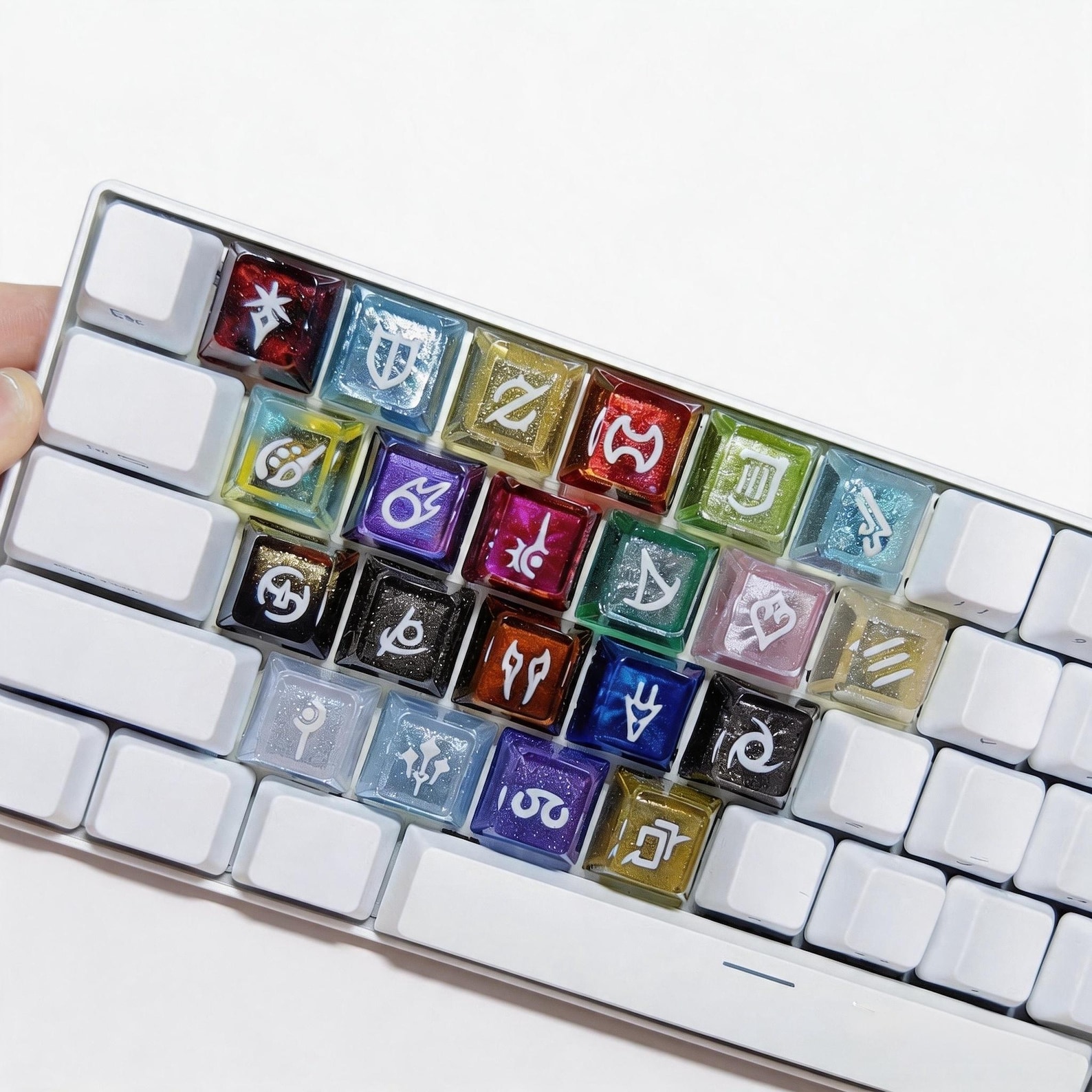 Final Fantasy Keycap Set Artisan Keycaps Resin Keycaps FF14 Keycap ...