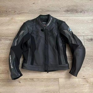 BMW Motorrad motorcykelracingjacka i kohud och läder
