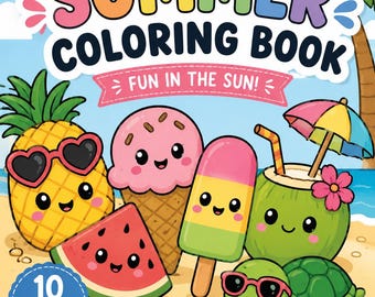 Summer Coloring Book