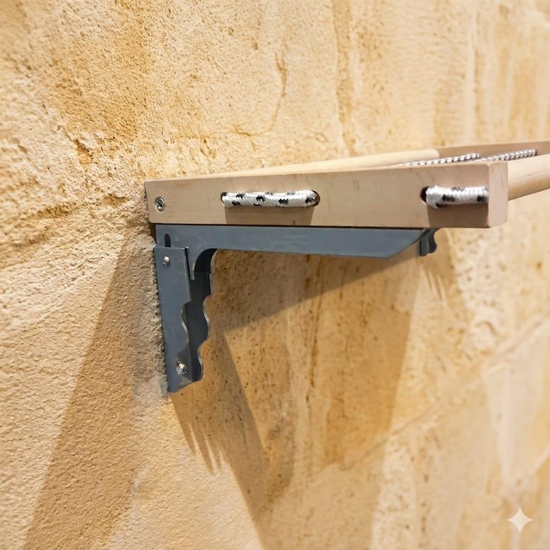 The Wall Mount Drying Rack, Laundry Clothes Hanger, Space Saving ...