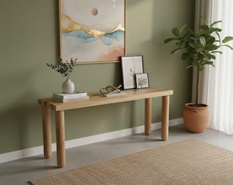Massief houten consoletafel - gang-, keuken-, woonkamermeubels