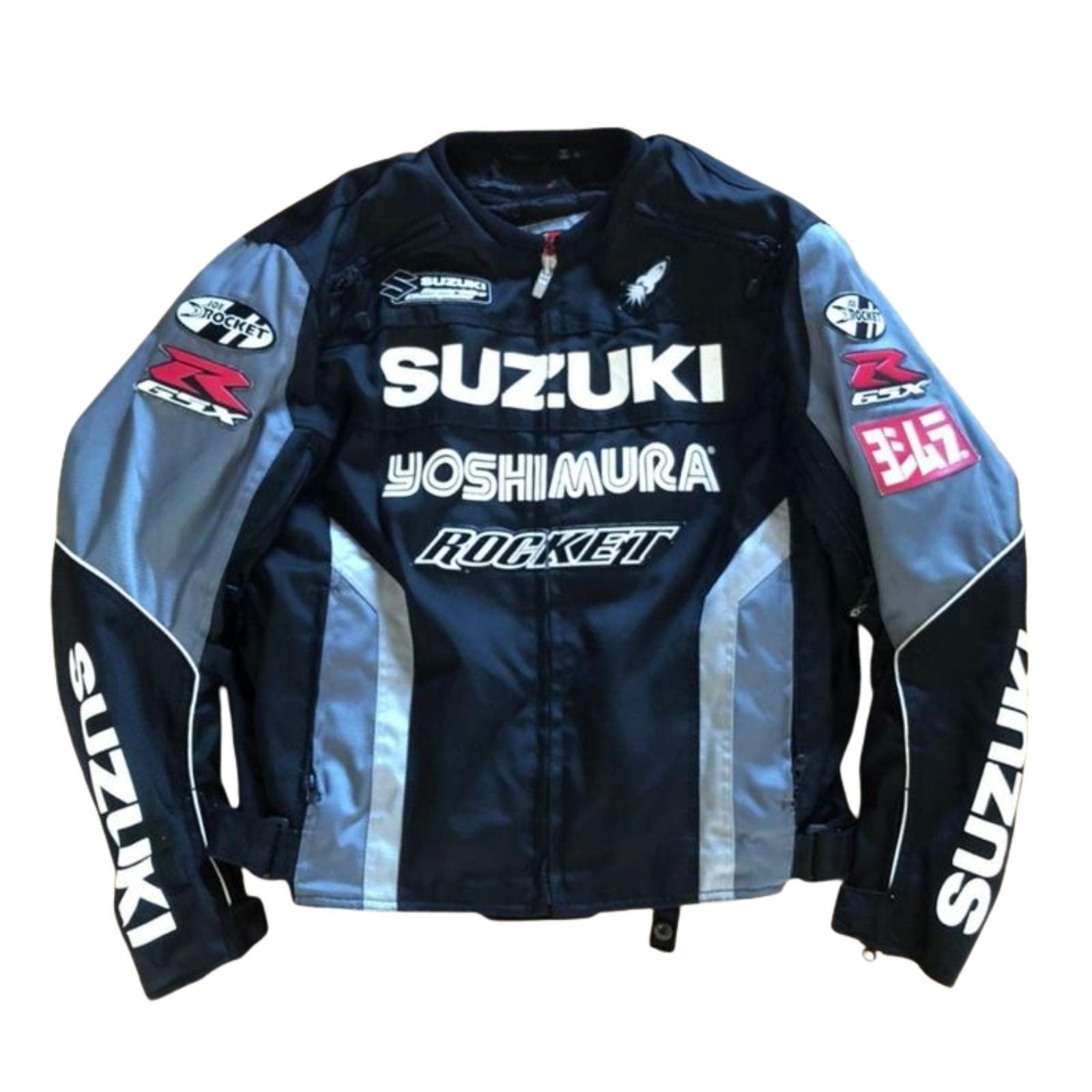 Suzuki Rocket GSXR Motorcycle Racing Jacket Suzuki Racing Jacket