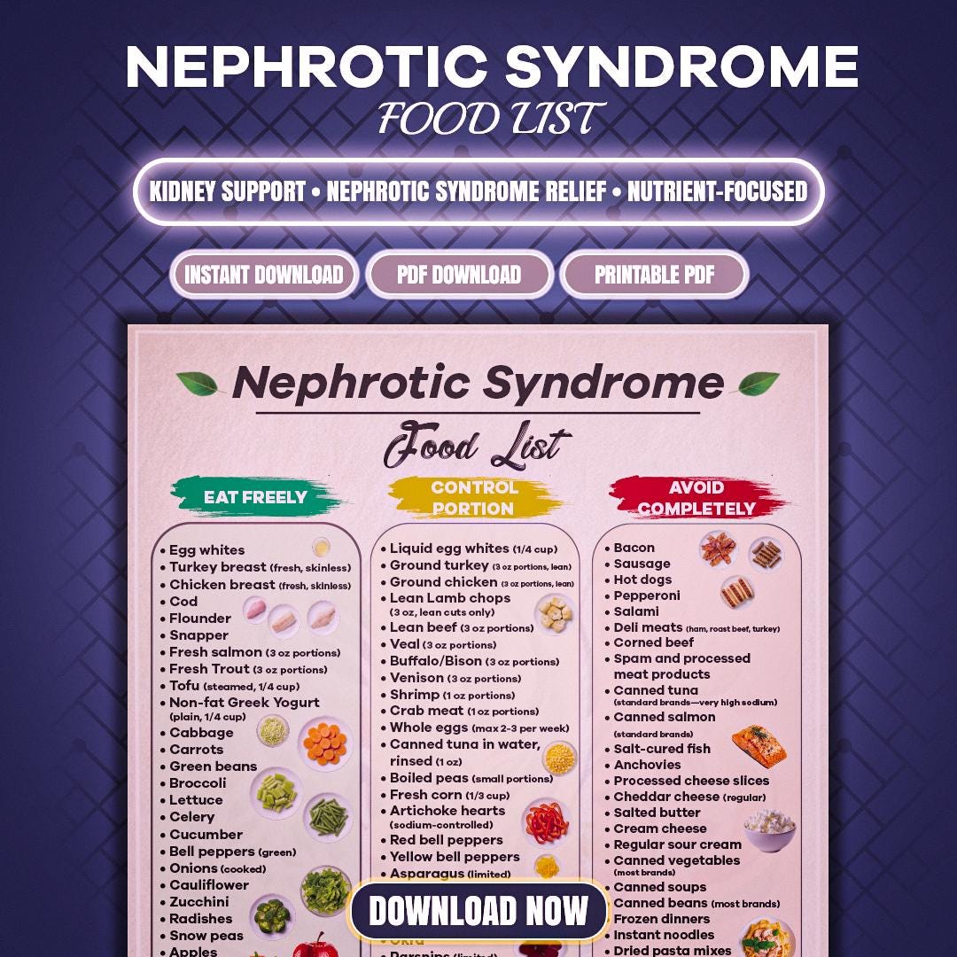 nephrotic-syndrome-food-list-kidney-diet-guide-pdf-download-etsy