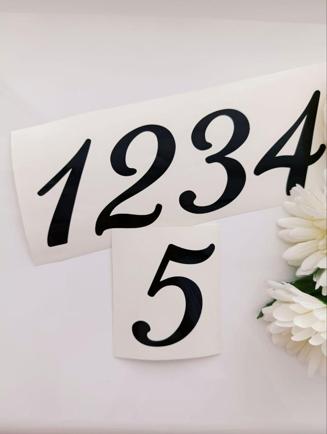 Paper Report On Table Vinyl Number Stickers for Wedding Table Signs,custom Number Labels for ...