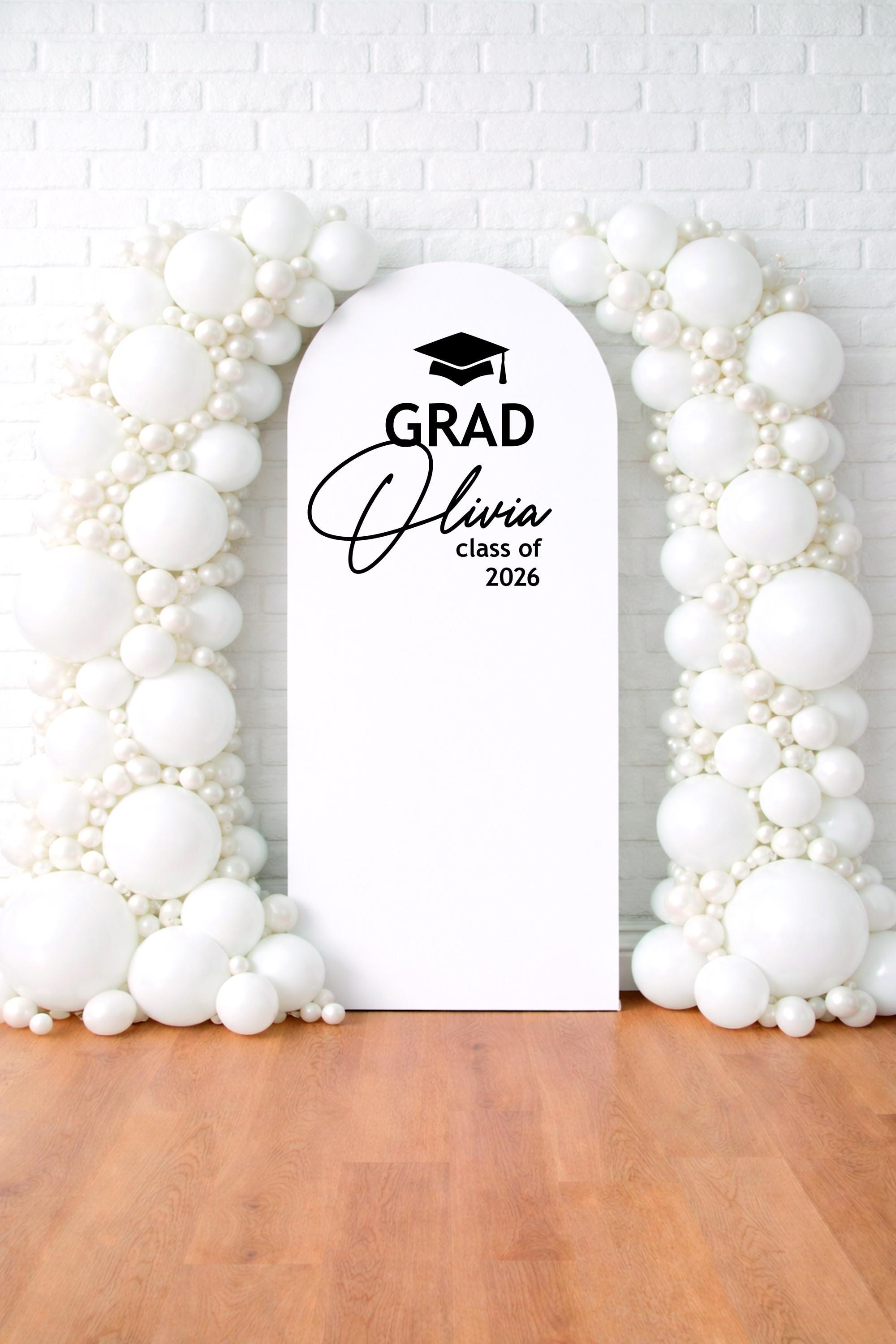 Graduation Invite Decals Custom Graduation Decal for Party,personalized Vinyl Decals,grad Class ...