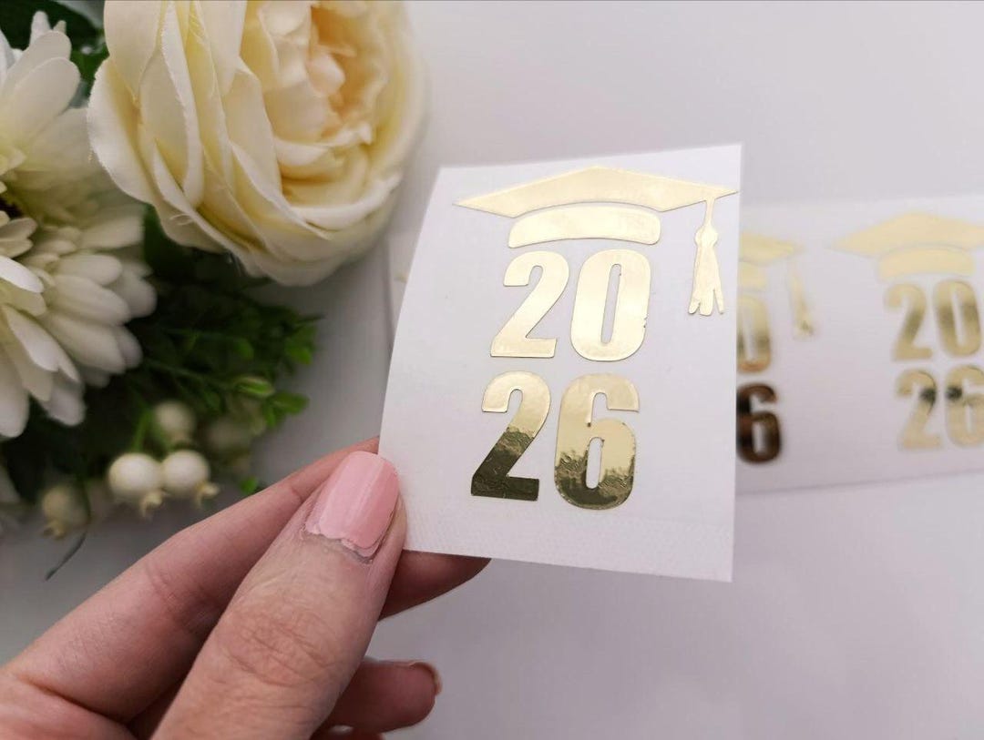 Class of 2026 Graduation Stickers Set, Mini Graduation Party Favor ...
