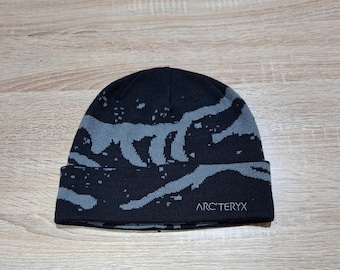 Arcteryx Grotto Toque Beanie - Black/void - Etsy