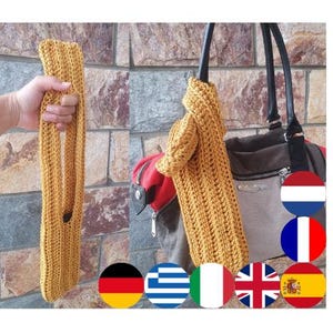 Crochet iPhone Pocket Pattern | Knit Look Phone Sleeve (Digital Download)